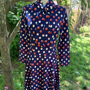 Vintage 60s/70s Polka Dot Dress